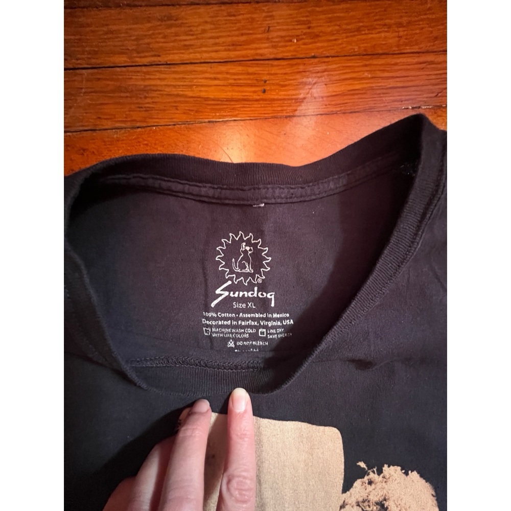 Vintage Bob Dylan Sundog Hand Tie-Dye Graphic T-Shirt - Picture 5 of 5
